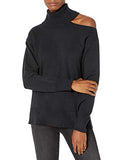 Long Sleeve Cutout Loose Turtlenck Sweater | Women's Sweaters