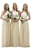 Lecureler Long Lace Prom Bridesmaid Dress