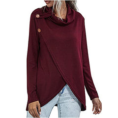 Fall Sweaters Cardigan for Women Casual Long Sleeve Ribbed Knit Blouse Tops Fashion Button-up V-Neck Plain Outerwear