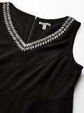 Women's Embellished V Neckline Jacket Dress | Women's Work Dresses