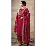 Plus Size Designer Unstitched Heavy Worked Salwar Kameez Plazzo Dress for Woman's Wear | Women's Work Dresses