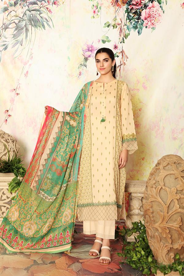 42101329 Crinkle Chiffon Lawn Nishat Linen Summer Volume 2 2021