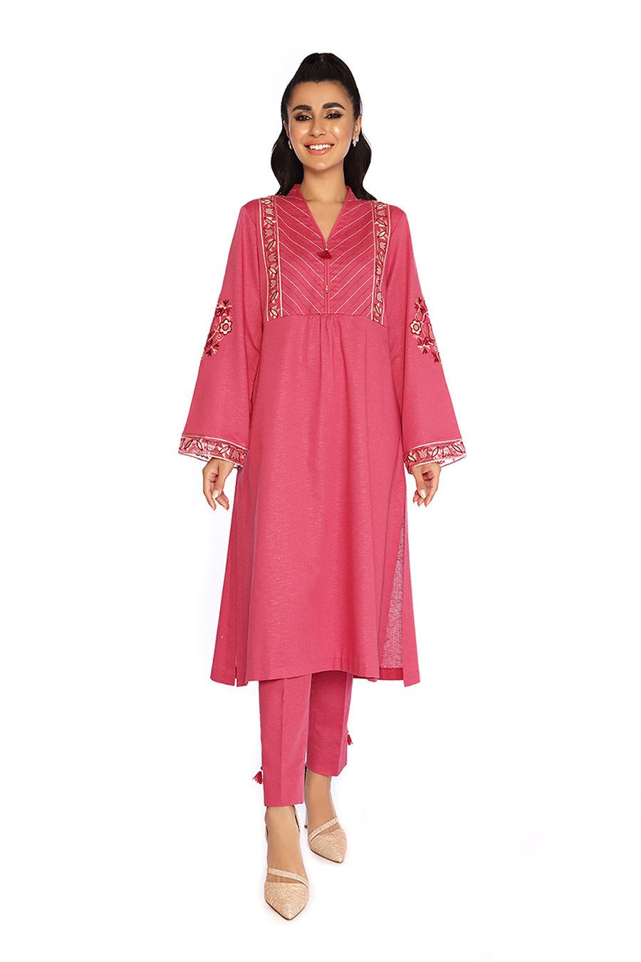 Nishat linen kurta 2025 design for ladies