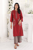 Nishat Linen 42201733-Embroidered 2PC Amaltas Sunheri Eid Collection 2022 Online Shopping