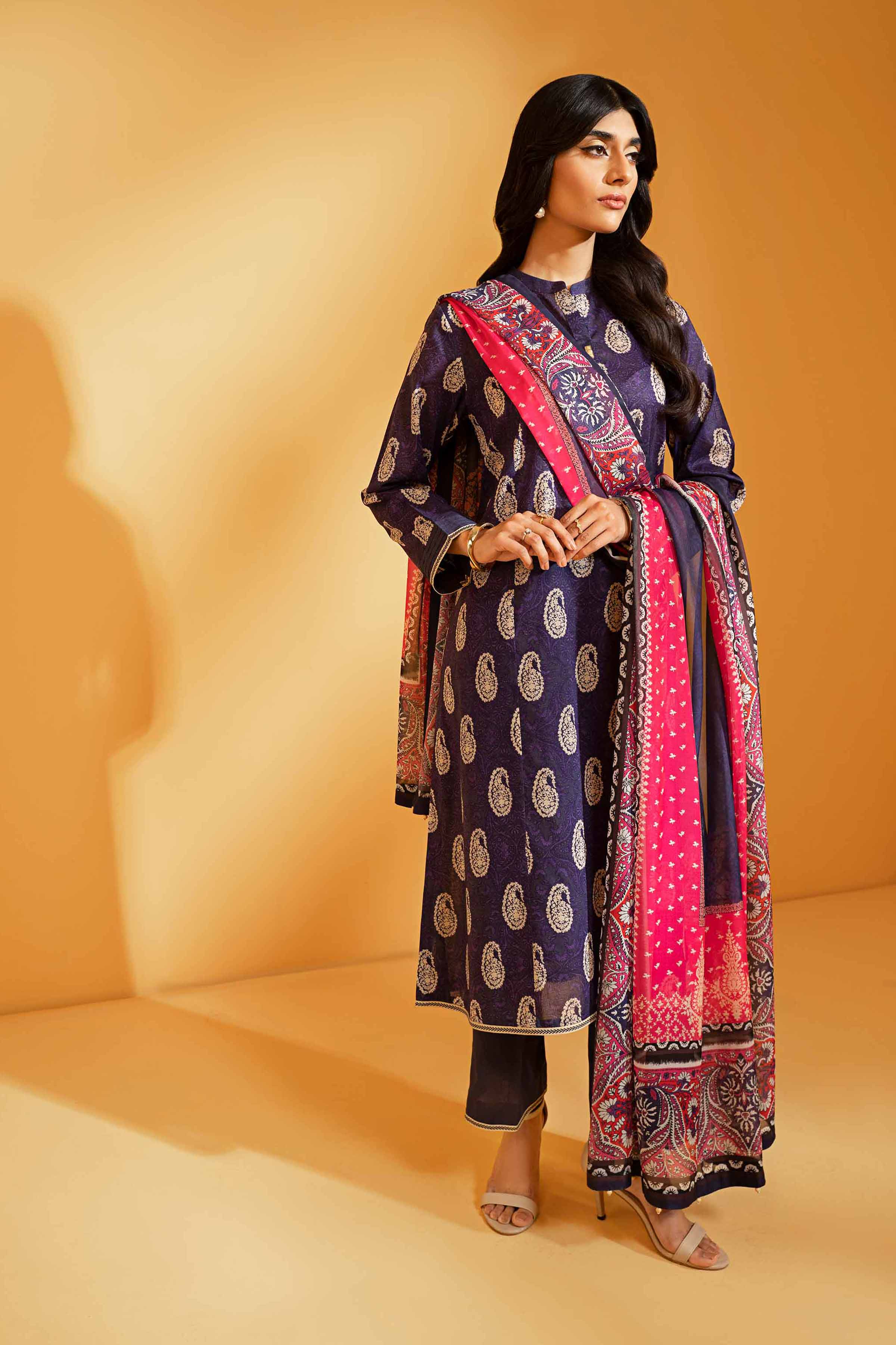 Nishat Linen 42301744 Barg Pre Fall Summer Collection Online Shopping
