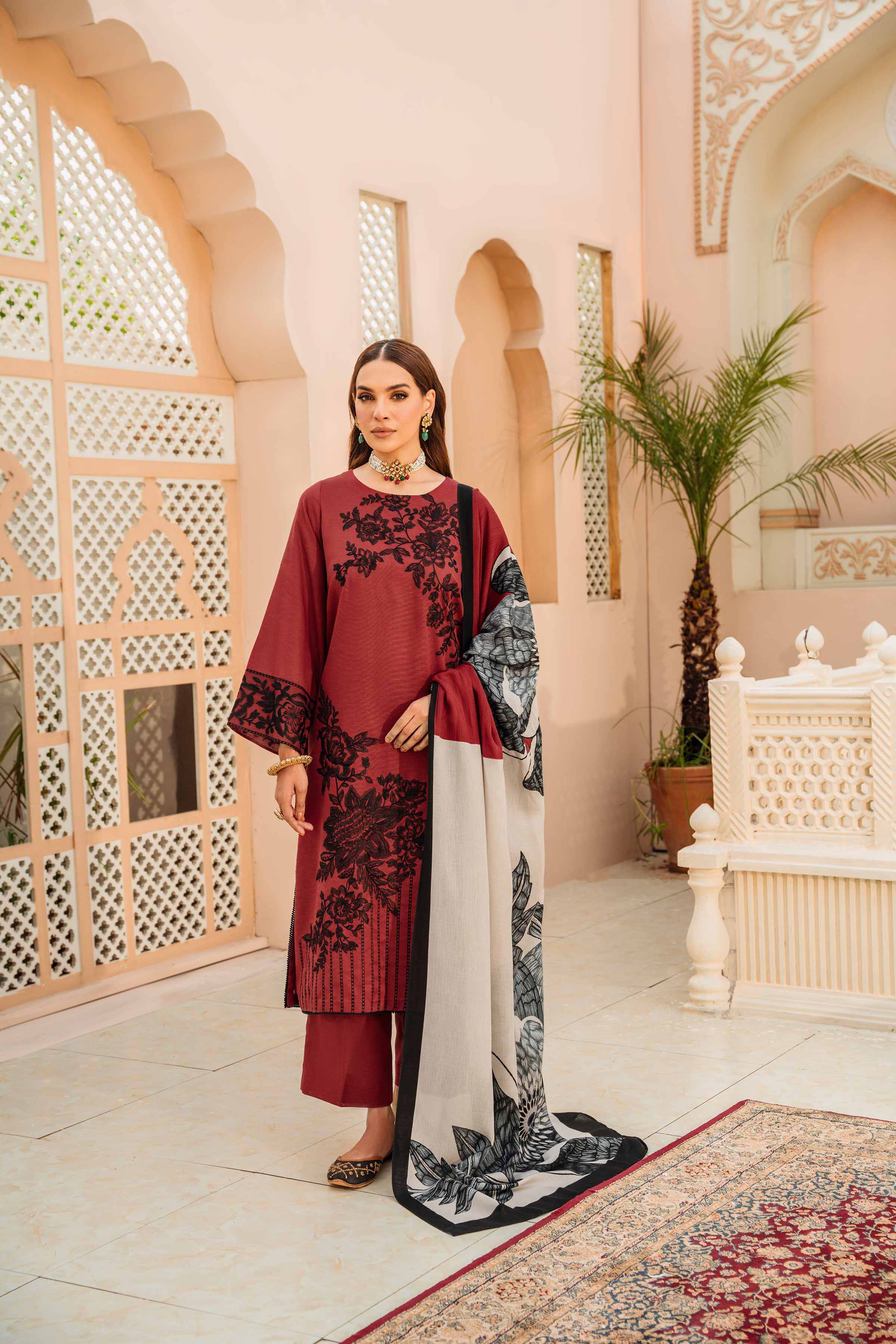 Nishat Linen Embroidered Suit 42303010 Winter Pcs Collection