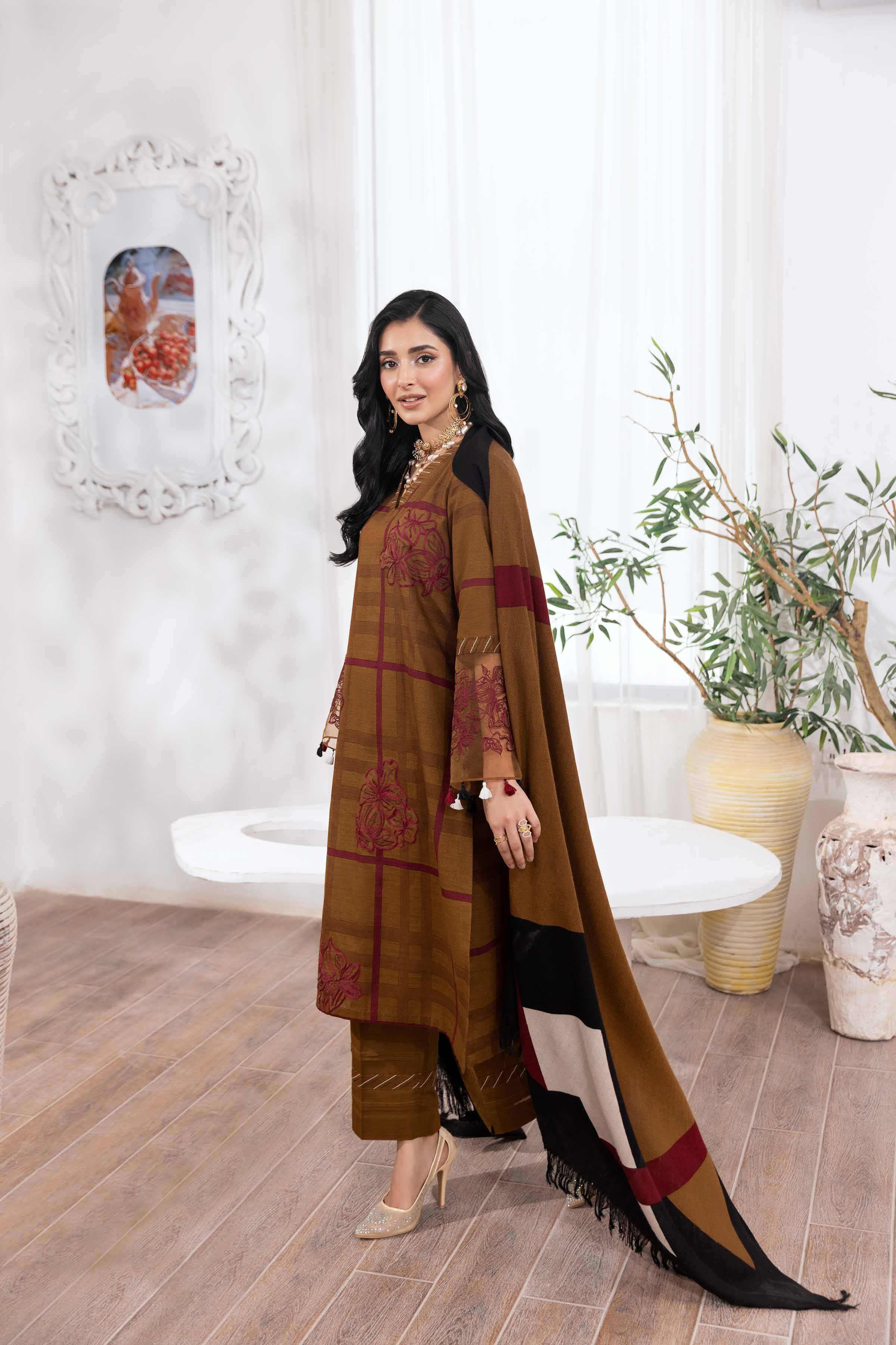 Nishat Linen Printed Embroidered Suit 42303019 Winter Pcs