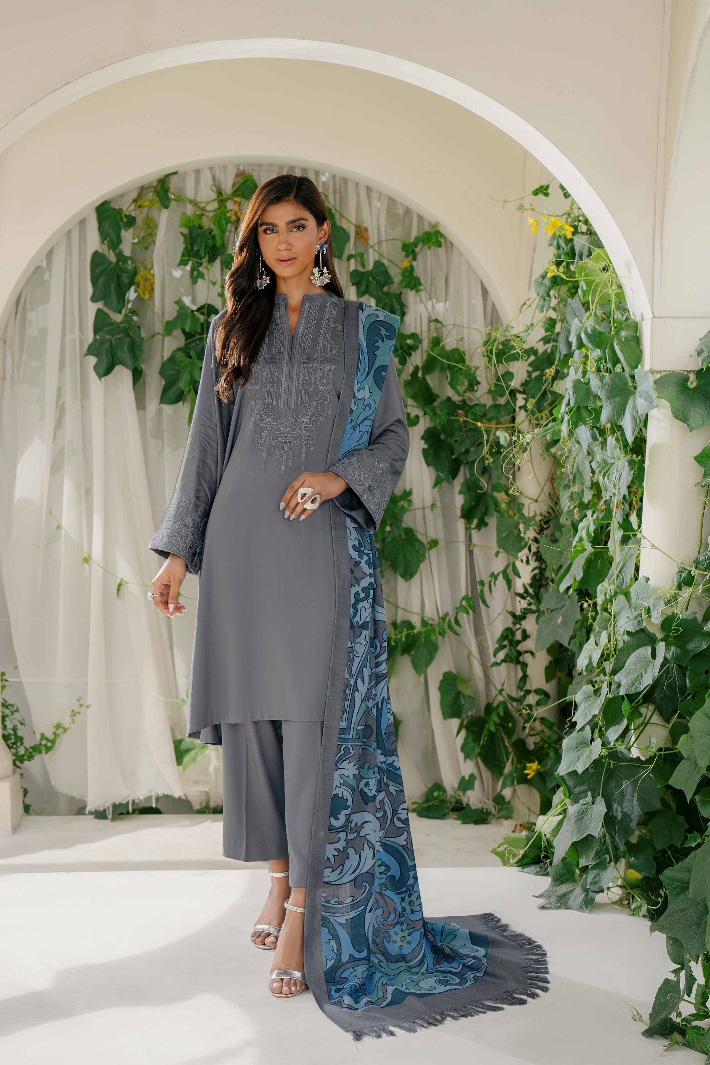 Nishat Linen Embroidered Suit 42303047 Winter Pcs Collection