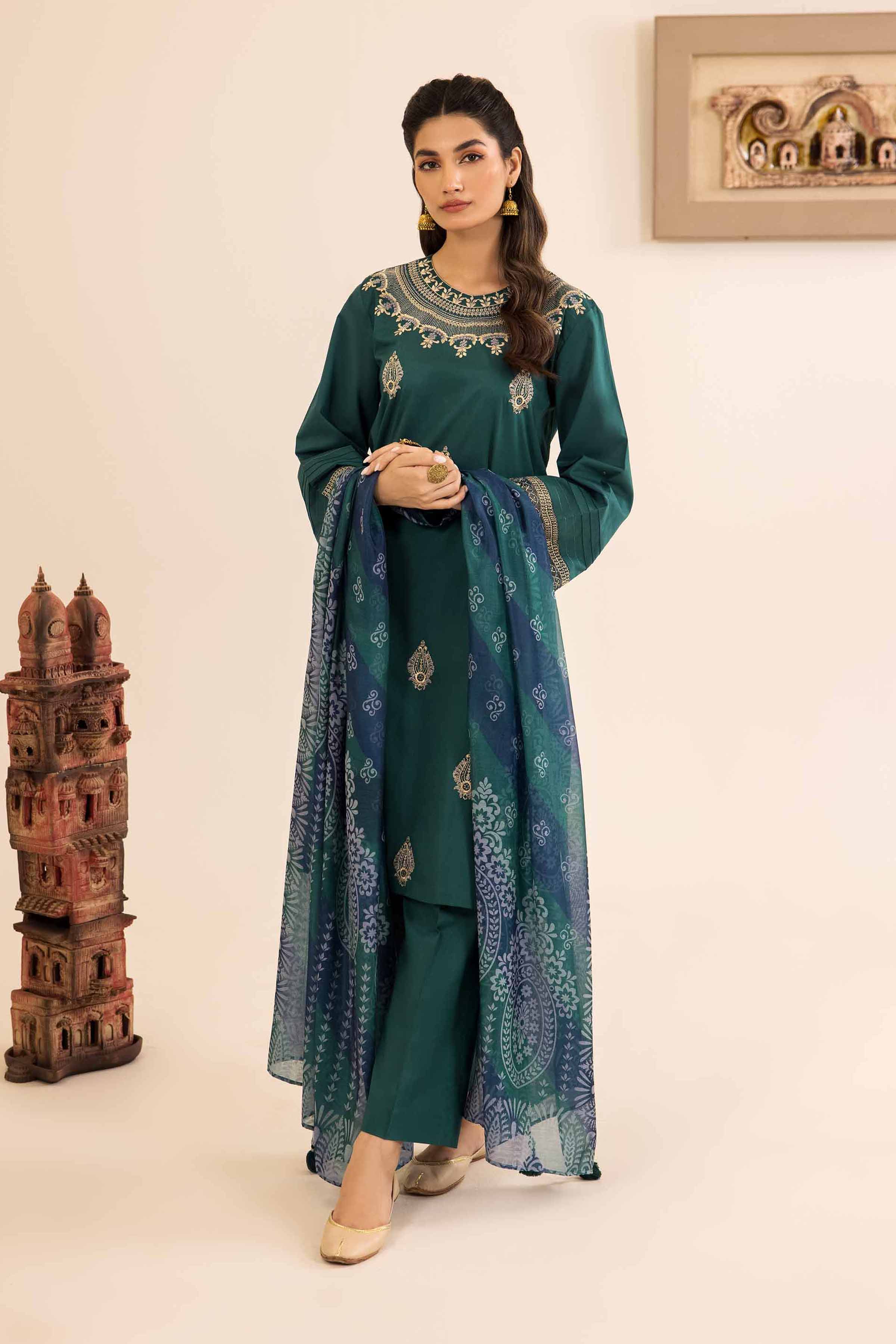 Nishat Linen 3 Piece Embroidered Suit 42401033 Freedom To Buy Online Shopping