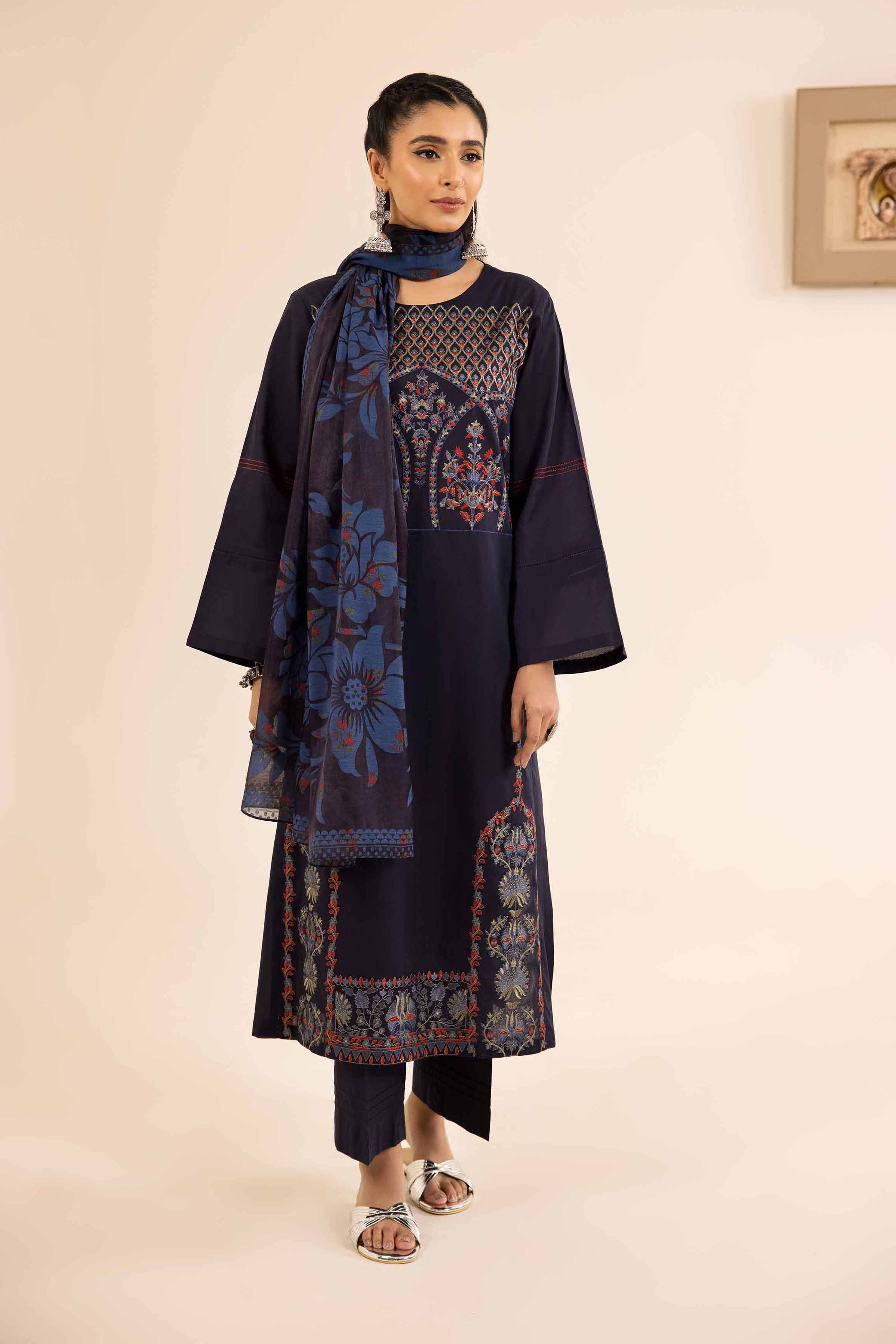 Nishat Linen 3 Piece Embroidered Suit 42401037 Freedom To Buy Online Shopping