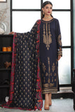 Charizma PS3-19 Poshima Embroidered Leather With Printed Wool Shawl Online Shopping