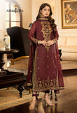 Asim Jofa Burgundy & Maroon, Paper Cotton Jhilmil Collection Online Shopping