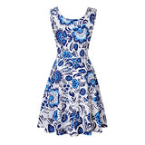 Blue White Women's Casual Summer Dress Dresses Dress with Sleeves Body Con Dress Dresses Casual - Generic | Women's Casual Dresses