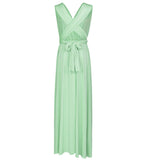 Light Green Women Transformer Convertible Bridesmaid Maxi Dress Multi-Way Wrap Evening Dress Formal Wedding Party Long Dresses - OwlFay | Women's Formal Dresses