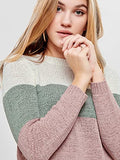 Women's Onlgeena L/S Block Pullover KNT Noos Sweater | Original Brand