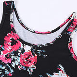 Summer Dress for Women Round-Neck Floral Print Sleeveless Beach Dresses Plus Size Spring Casual Sundresses S-2XL | Original Brand