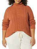 Caramel Fisherman Cable Turtleneck Sweater - Ae Store | Women's Jumpers