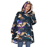 Women Soft Fleece Warm Cosy Oversized Wearable Giant Sweatshirt for Women Adults Men Big Pocket | Women's Cardigan