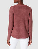 ONLY Women's ONLGEENA XO L/S Pullover KNT NOOS Sweater, Rose Brown, L | Women's Sweaters