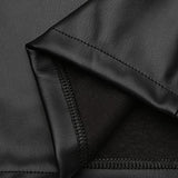 Women Sexy Long Sleeve Bodycon Tunic Dress Long Sleeve Crew Neck Lace Splicing Side Zipper Dresses Party Club Dress Black | Women's Casual Dresses