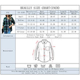 Womens Classic Plaid Color Block Button Down Shirts Blouses Tops 6020 C-Green Small | Women's Casual Dresses