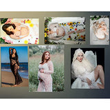 Women's Off Shoulder Lace Gown Maxi Photography Dress Baby Shower Dress Robe | Women's Lace Dresses