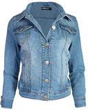 dollhouse Junior Women’s Basic Denim Jean Jacket (Teens/Young Women)