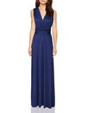 Navy Blue Women Transformer Convertible Bridesmaid Maxi Dress Multi-Way Wrap Evening Dress Formal Wedding Party Long Dresses - OwlFay | Women's Formal Dresses