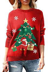 Sovoyontee Women's Cute Funny Hilarious Ugly Christmas Sweater