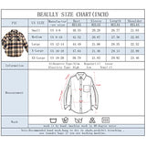 Womens Flannel Button Down Shirts Boyfriend Long Sleeve Oversized Blouses Tops 6020 Khaki Small | Women's Casual Dresses