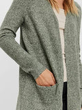 Women's Vmdoffy Ls Long Open Cardigan Ga Noos Sweater