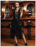PrettyGuide Women's 1920s Flapper Dress Vintage Swing Fringed Gatsby Roaring 20s Dress