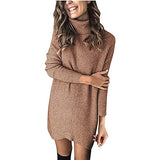 Women's Dress Sweet & Cute Dress Ladies Pullover Long Sleeve Autumn Solid Casual Turn Down Collar Sweatshirt Dress Fancy Cocktail Dress Party Dress Maxi A-line Dress