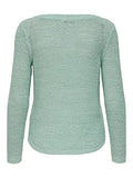 ONLY Women's ONLGEENA XO L/S Pullover KNT NOOS Sweater, Harbor Gray, S | Women's Sweaters