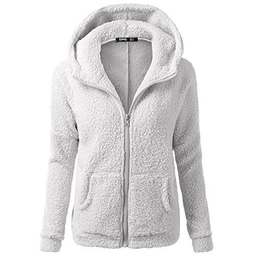 Hooded fleece coat womens hotsell