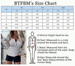 BTFBM Women Long Sleeve V Neck Button Up Solid Tops Blouses Trendy Slim Fit Lace Sleeves Ribbed Knit Casual Shirts Tunic (Solid Grey, Medium) | Women's Casual Dresses