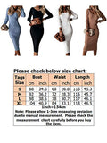 Womens Knitted V Neck Midi Dress Ladies Ribbed Slim Jumper Dress Kintwear Backless Bodycon Stretch Sweater Dresses | Original Brand