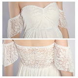 Women's Lace Off-shoulder Long Dress Plus Photography | Women's Evening Gowns