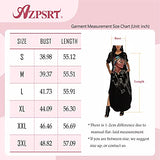 Women's Casual Loose Long Dress T-Shirt Dress Short/Long Sleeve Maxi Dresses with Pockets