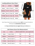 Women Casual Crewneck Mesh Panel 4-Mar Bell Sleeve Loose Tunic Dress