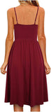 Red A Line Casual Dresses - Amhomely | Women's Casual Dresses