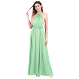 Brick Red Ladies Solid Cocktail Off Shoulder Wedding Bridesmaid Evening Long Maxi Dress - IBTOM CASTLE | Women's Evening Gowns