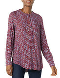 Burgundy Blue Daisy Women's Long-Sleeve Woven Blouse - AE Store | Women's Tops and Blouses