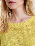 Yellow Pearl Women's Onlgeena Pullover Knt Noos Sweater - Only | Women's Jumpers