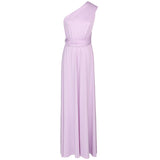 Light Purple Women Transformer Convertible Bridesmaid Maxi Dress Multi-Way Wrap Evening Dress Formal Wedding Party Long Dresses - OwlFay | Women's Formal Dresses