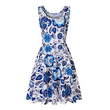 Blue White Women's Casual Summer Dress Dresses Dress with Sleeves Body Con Dress Dresses Casual - Generic | Women's Casual Dresses