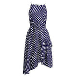 Women Dresses Promotion Sale Ladies Dot Print Long Evening Party Cocktail Dress Beach Dress Sundress UK Size 8-26 | Original Brand | Women's Cocktail Dresses