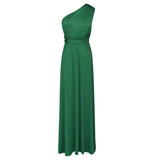 Green Women Transformer Convertible Bridesmaid Maxi Dress Multi-Way Wrap Evening Dress Formal Wedding Party Long Dresses - OwlFay | Women's Formal Dresses