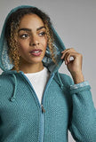 Full Zip Eco Macaroni Hoodie Storm Blue | Original Brand