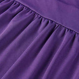 Women Dress Ladies Summer Casual Plain Asymmetrical Strapless Ruffled Short Sleeve T-Shirt Mini Dress Loose Sundress | Original Brand | Women's Casual Dresses